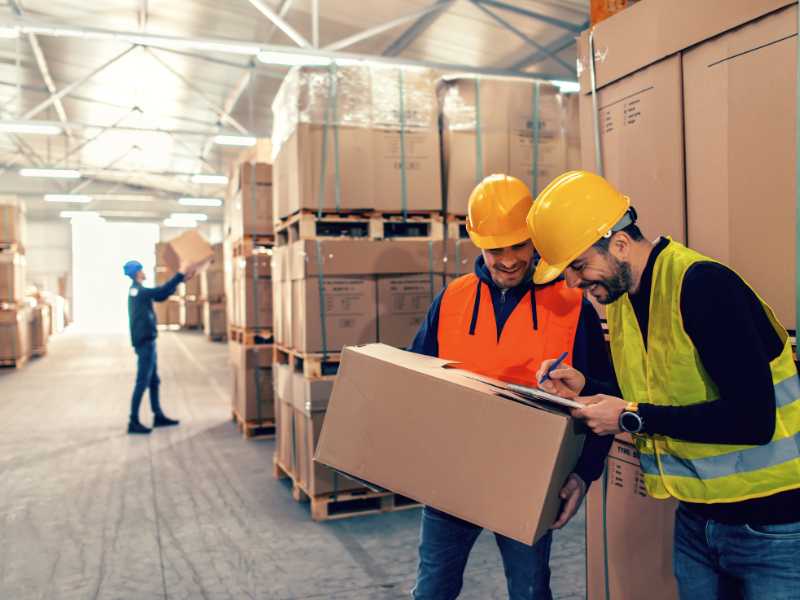 Fulfillment service preparation area